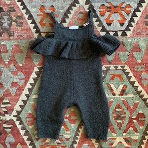 Zara baby overalls with ruffle